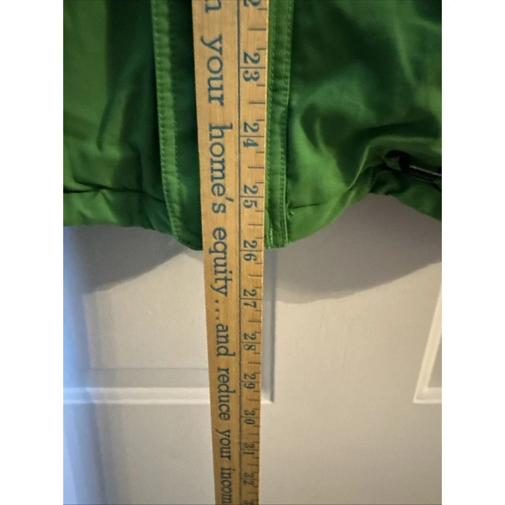 Spyder Kids Ski Jacket Size 18 Green Hooded Insulated Winter Snow Coat 170